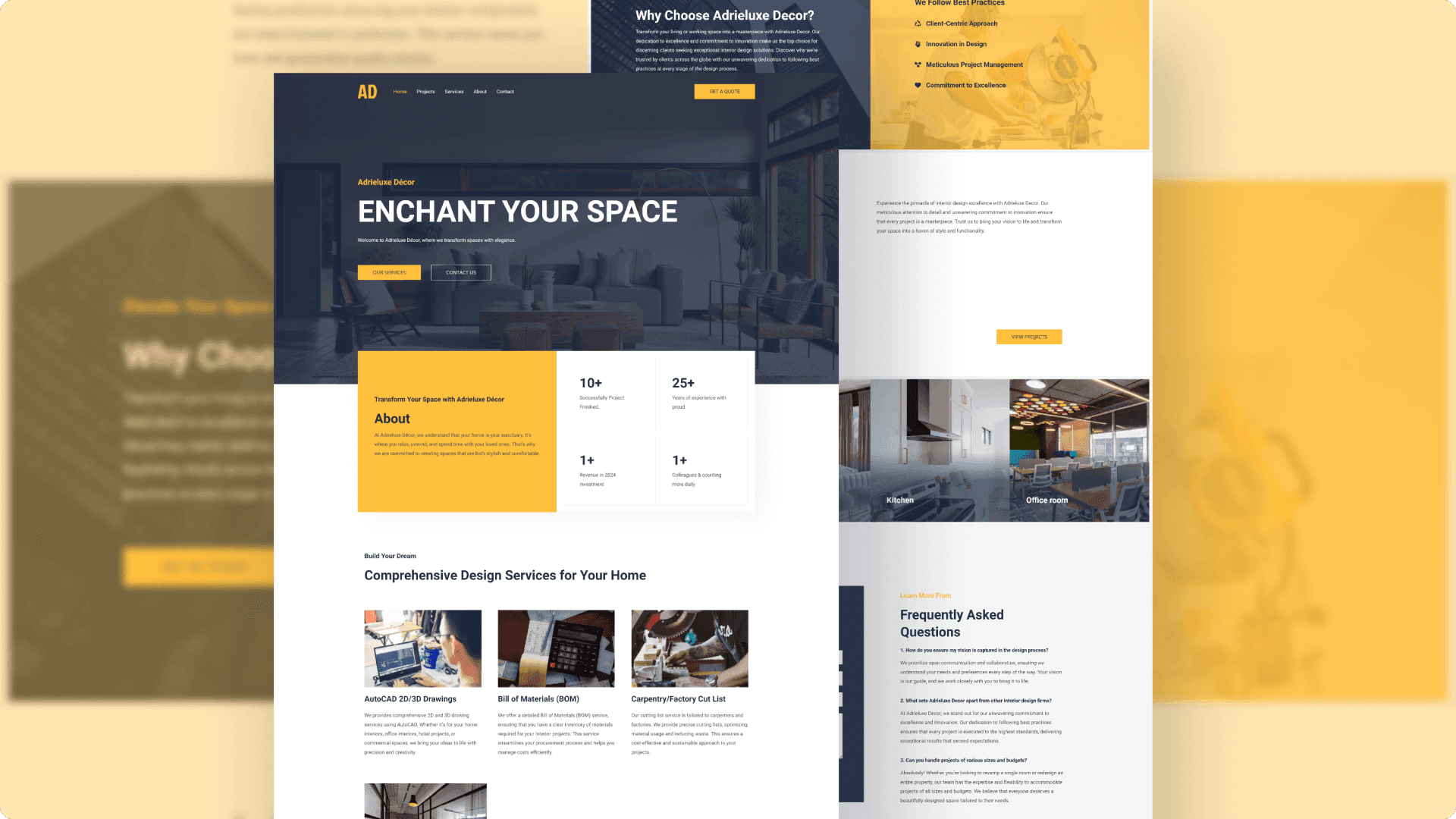 Crafting an Online Presence for Adrieluxe Decor